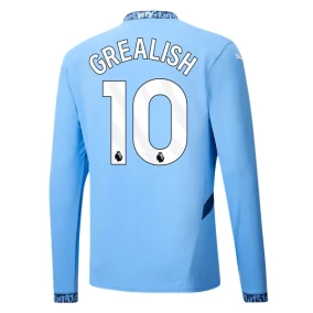 Prima Maglia Grealish Manchester City 2024/2025 Manica Lunga